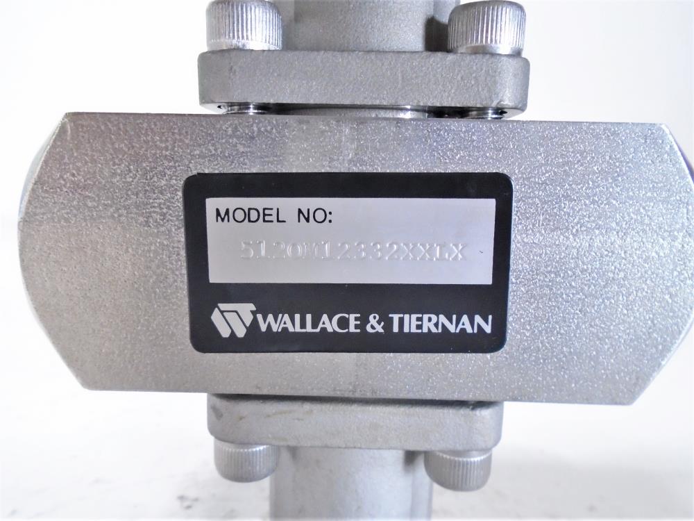 Wallace & Tiernan 0-2.0 H2O GPM Stainless Armored Purge Meter 5120M12332XXLX